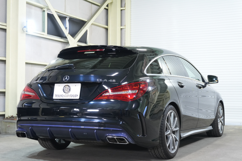 AMG CLAクラス CLA45 4MATIC ｼｭｰﾃｨﾝｸﾞﾌﾞﾚｰｸ AMGｱﾄﾞﾊﾞﾝｽﾄﾞP&ﾚｰﾀﾞｰｾｰﾌﾃｨPKG　後期 ｷｰﾚｽｺﾞｰ 黒革 ﾊﾟﾉﾗﾏSR ｼｰﾄﾋｰﾀｰ 純正ﾅﾋﾞTV CarPlay Bｶﾒﾗ PTS LEDﾍｯﾄﾞﾗｲﾄ 381ps AMG19AW　2年保証
