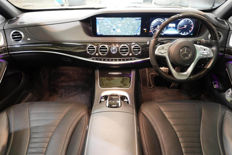 メルセデスベンツ Sクラス S560ﾛﾝｸﾞ AMGﾗｲﾝ ﾚｻﾞｰｴｸｽｸﾙｰｼﾌﾞ&ﾚｰﾀﾞｰｾｰﾌﾃｨPKG　後期 黒ﾅｯﾊﾟ革 ﾏｯｻｰｼﾞ ﾀﾞｲﾅﾐｯｸｼｰﾄ ﾊﾟﾉﾗﾏSR ﾅﾋﾞTV 360ｶﾒﾗ ﾌﾞﾙﾒｽﾀｰ HUD CarPlay ｲｰｼﾞｰｸﾛｰｼﾞｬｰ ｵｰﾄﾄﾗﾝｸ　2年保証
