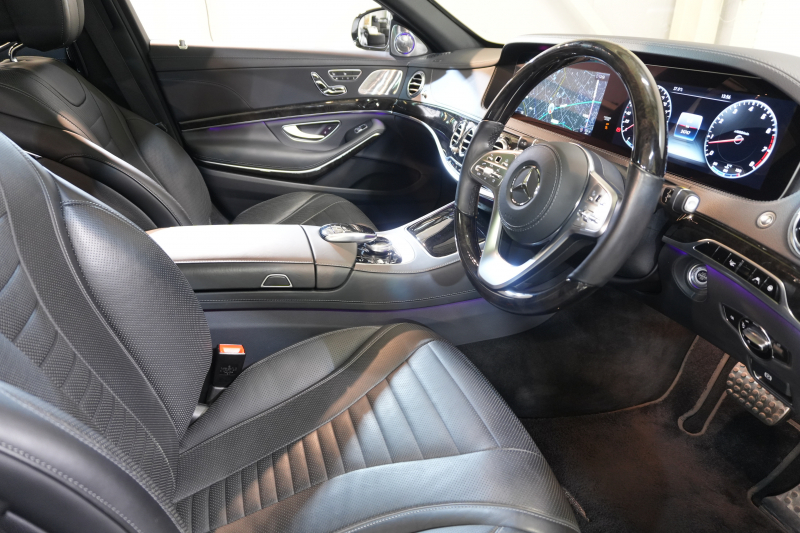 メルセデスベンツ Sクラス S560ﾛﾝｸﾞ AMGﾗｲﾝ ﾚｻﾞｰｴｸｽｸﾙｰｼﾌﾞ&ﾚｰﾀﾞｰｾｰﾌﾃｨPKG　後期 黒ﾅｯﾊﾟ革 ﾏｯｻｰｼﾞ ﾀﾞｲﾅﾐｯｸｼｰﾄ ﾊﾟﾉﾗﾏSR ﾅﾋﾞTV 360ｶﾒﾗ ﾌﾞﾙﾒｽﾀｰ HUD CarPlay ｲｰｼﾞｰｸﾛｰｼﾞｬｰ ｵｰﾄﾄﾗﾝｸ　2年保証