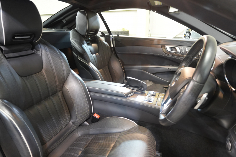 メルセデスベンツ SLクラス SL350 ﾌﾞﾙｰｴﾌｨｼｪﾝｼｰ AMGｽﾎﾟｰﾂ&ﾚｰﾀﾞｰｾｰﾌﾃｨPKG　黒革 ｼｰﾄﾋｰﾀｰ ｴｱｽｶｰﾌ ABCｻｽ 純正ﾅﾋﾞ ﾌﾙｾｸﾞTV Bｶﾒﾗ ﾏｼﾞｯｸｽｶｲﾙｰﾌ ACC 自動Rゲート/ﾊﾝｽﾞﾌﾘｰA  AMGｴｱﾛ＆19ｲﾝﾁAW　2年保証