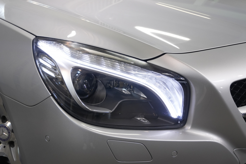 メルセデスベンツ SLクラス SL350 ﾌﾞﾙｰｴﾌｨｼｪﾝｼｰ AMGｽﾎﾟｰﾂ&ﾚｰﾀﾞｰｾｰﾌﾃｨPKG　黒革 ｼｰﾄﾋｰﾀｰ ｴｱｽｶｰﾌ ABCｻｽ 純正ﾅﾋﾞ ﾌﾙｾｸﾞTV Bｶﾒﾗ ﾏｼﾞｯｸｽｶｲﾙｰﾌ ACC 自動Rゲート/ﾊﾝｽﾞﾌﾘｰA  AMGｴｱﾛ＆19ｲﾝﾁAW　2年保証