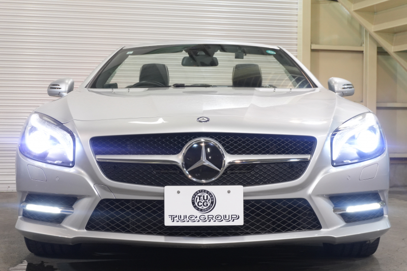 メルセデスベンツ SLクラス SL350 ﾌﾞﾙｰｴﾌｨｼｪﾝｼｰ AMGｽﾎﾟｰﾂ&ﾚｰﾀﾞｰｾｰﾌﾃｨPKG　黒革 ｼｰﾄﾋｰﾀｰ ｴｱｽｶｰﾌ ABCｻｽ 純正ﾅﾋﾞ ﾌﾙｾｸﾞTV Bｶﾒﾗ ﾏｼﾞｯｸｽｶｲﾙｰﾌ ACC 自動Rゲート/ﾊﾝｽﾞﾌﾘｰA  AMGｴｱﾛ＆19ｲﾝﾁAW　2年保証