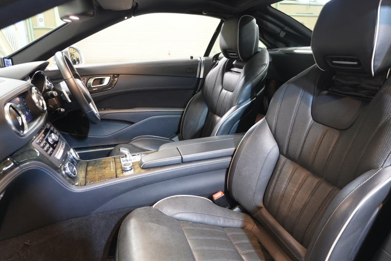 メルセデスベンツ SLクラス SL350 ﾌﾞﾙｰｴﾌｨｼｪﾝｼｰ AMGｽﾎﾟｰﾂ&ﾚｰﾀﾞｰｾｰﾌﾃｨPKG　黒革 ｼｰﾄﾋｰﾀｰ ｴｱｽｶｰﾌ ABCｻｽ 純正ﾅﾋﾞ ﾌﾙｾｸﾞTV Bｶﾒﾗ ﾏｼﾞｯｸｽｶｲﾙｰﾌ ACC 自動Rゲート/ﾊﾝｽﾞﾌﾘｰA  AMGｴｱﾛ＆19ｲﾝﾁAW　2年保証