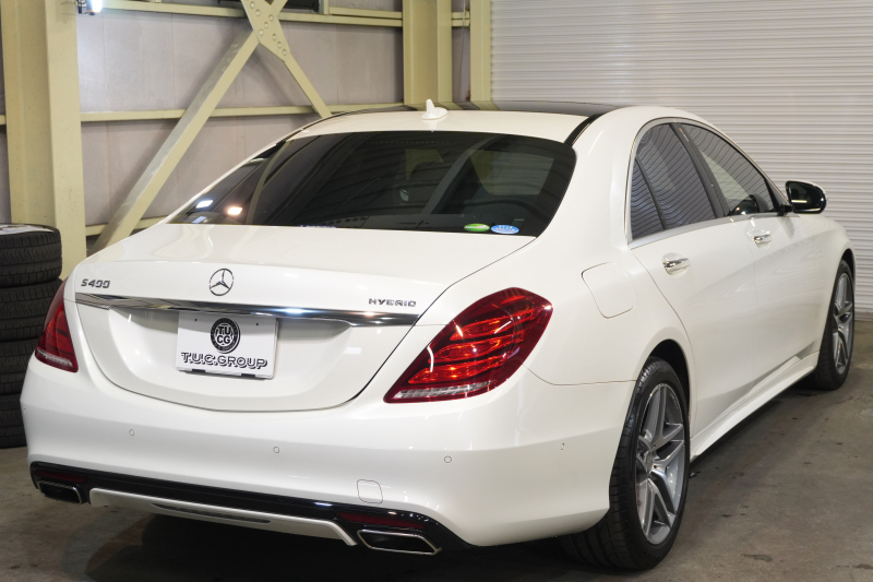 メルセデスベンツ Sクラス S400h ｴｸｽｸﾙｰｼﾌﾞ AMGﾗｲﾝ&ﾚｰﾀﾞｰPKG　中期 黒ﾅｯﾊﾟ革 ﾋｰﾀｰ ＆ｸｰﾗｰ ﾏｯｻｰｼﾞ機能 ﾊﾟﾉﾗﾏSR 純正ﾅﾋﾞ ﾌﾙｾｸﾞ ｿﾌﾄﾄﾞｱｸﾛｰｼﾞｬｰ 自動ﾄﾗﾝｸ HUD ﾌﾞﾙﾒｽﾀｰ 360ｶﾒﾗ ｴｱﾊﾞﾗﾝｽPKG ｱﾝﾋﾞｴﾝﾄﾗｲﾄ ｴｱｻｽ LEDﾍｯﾄﾞﾗｲﾄ AMGｴｱﾛ&19AW 2年保証