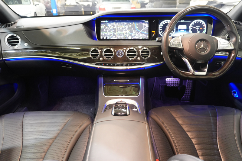 メルセデスベンツ Sクラス S400h ｴｸｽｸﾙｰｼﾌﾞ AMGﾗｲﾝ&ﾚｰﾀﾞｰPKG　中期 黒ﾅｯﾊﾟ革 ﾋｰﾀｰ ＆ｸｰﾗｰ ﾏｯｻｰｼﾞ機能 ﾊﾟﾉﾗﾏSR 純正ﾅﾋﾞ ﾌﾙｾｸﾞ ｿﾌﾄﾄﾞｱｸﾛｰｼﾞｬｰ 自動ﾄﾗﾝｸ HUD ﾌﾞﾙﾒｽﾀｰ 360ｶﾒﾗ ｴｱﾊﾞﾗﾝｽPKG ｱﾝﾋﾞｴﾝﾄﾗｲﾄ ｴｱｻｽ LEDﾍｯﾄﾞﾗｲﾄ AMGｴｱﾛ&19AW 2年保証