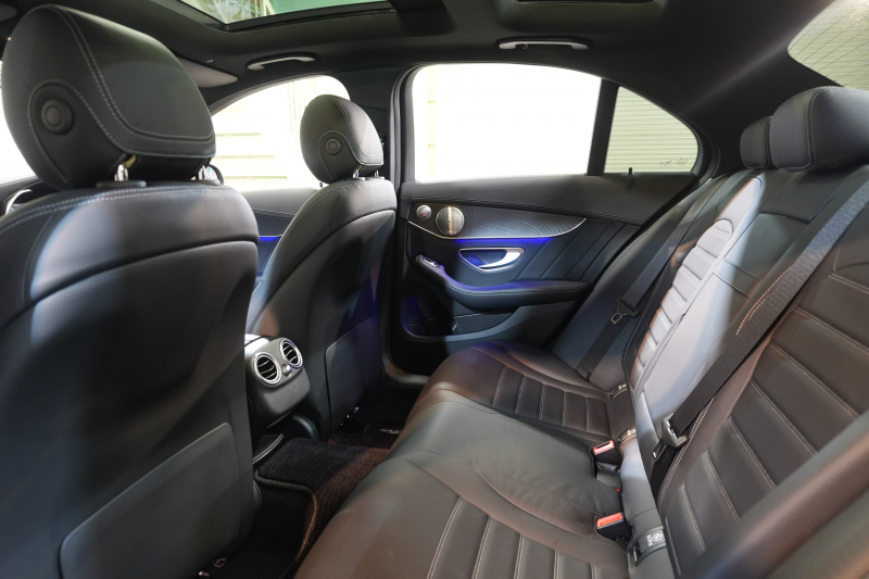 AMG Cクラス C43 4MATIC ｴｸｽｸﾙｰｼﾌﾞ ﾚｰﾀﾞｰSP 後期 黒革 ｼｰﾄﾋｰﾀｰ ﾊﾟﾉﾗﾏSR 純正ﾅﾋﾞ ﾌﾙｾｸﾞTV CarPlay ﾍｯﾄﾞｱｯﾌﾟD ﾌﾞﾙﾒｽﾀｰ Bｶﾒﾗ 自動ﾄﾗﾝｸ&ﾊﾝｽﾞﾌﾘｰA ｴｱﾊﾞﾗﾝｽPKG 19ｲﾝﾁAW　2年保証