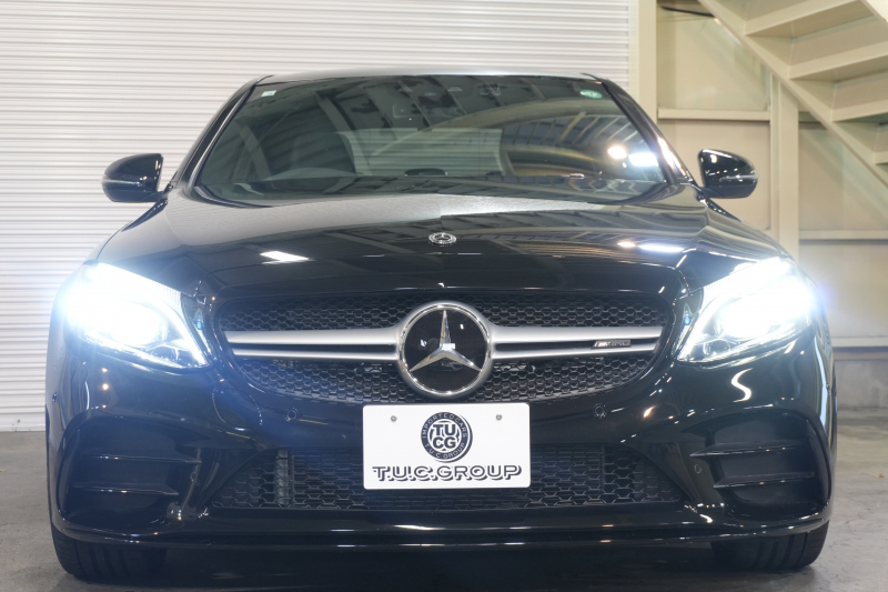 AMG Cクラス C43 4MATIC ｴｸｽｸﾙｰｼﾌﾞ ﾚｰﾀﾞｰSP 後期 黒革 ｼｰﾄﾋｰﾀｰ ﾊﾟﾉﾗﾏSR 純正ﾅﾋﾞ ﾌﾙｾｸﾞTV CarPlay ﾍｯﾄﾞｱｯﾌﾟD ﾌﾞﾙﾒｽﾀｰ Bｶﾒﾗ 自動ﾄﾗﾝｸ&ﾊﾝｽﾞﾌﾘｰA ｴｱﾊﾞﾗﾝｽPKG 19ｲﾝﾁAW　2年保証