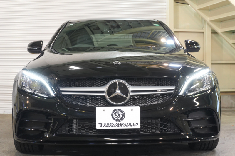 AMG Cクラス C43 4MATIC ｴｸｽｸﾙｰｼﾌﾞ ﾚｰﾀﾞｰSP 後期 黒革 ｼｰﾄﾋｰﾀｰ ﾊﾟﾉﾗﾏSR 純正ﾅﾋﾞ ﾌﾙｾｸﾞTV CarPlay ﾍｯﾄﾞｱｯﾌﾟD ﾌﾞﾙﾒｽﾀｰ Bｶﾒﾗ 自動ﾄﾗﾝｸ&ﾊﾝｽﾞﾌﾘｰA ｴｱﾊﾞﾗﾝｽPKG 19ｲﾝﾁAW　2年保証