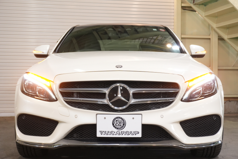 メルセデスベンツ Cクラス C250ｽﾎﾟｰﾂ ﾚｻﾞｰｴｸｽｸﾙｰｼﾌﾞ&ﾌﾟﾚﾐｱﾑｱﾝﾄﾞﾚｰﾀﾞｰｾｰﾌﾃｨPKG　黒革 ｼｰﾄﾋｰﾀｰ ﾊﾟﾉﾗﾏSR HDDﾅﾋﾞ 純正ﾅﾋﾞ ﾌﾙｾｸﾞTV BT ﾌﾞﾙﾒｽﾀｰ HUD Bｶﾒﾗ LEDﾍｯﾄﾞ 自動Rｹﾞｰﾄ/ﾊﾝｽﾞﾌﾘｰA ｴｱﾊﾞﾗﾝｽPKG AMGｴｱﾛ&19ｲﾝﾁAW　2年保証