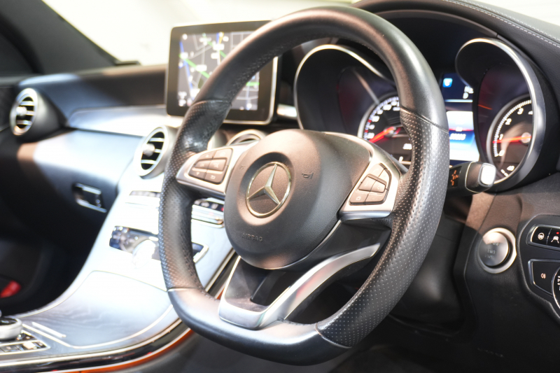 メルセデスベンツ Cクラス C250ｽﾎﾟｰﾂ ﾚｻﾞｰｴｸｽｸﾙｰｼﾌﾞ&ﾌﾟﾚﾐｱﾑｱﾝﾄﾞﾚｰﾀﾞｰｾｰﾌﾃｨPKG　黒革 ｼｰﾄﾋｰﾀｰ ﾊﾟﾉﾗﾏSR HDDﾅﾋﾞ 純正ﾅﾋﾞ ﾌﾙｾｸﾞTV BT ﾌﾞﾙﾒｽﾀｰ HUD Bｶﾒﾗ LEDﾍｯﾄﾞ 自動Rｹﾞｰﾄ/ﾊﾝｽﾞﾌﾘｰA ｴｱﾊﾞﾗﾝｽPKG AMGｴｱﾛ&19ｲﾝﾁAW　2年保証
