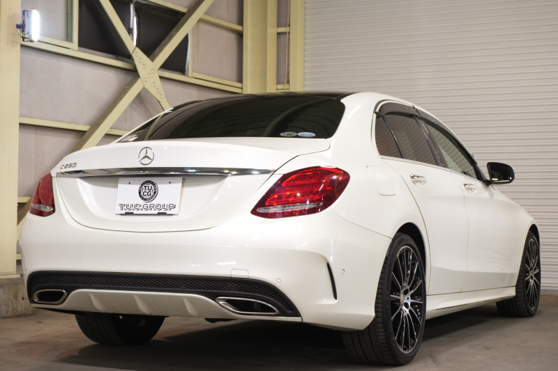 メルセデスベンツ Cクラス C250ｽﾎﾟｰﾂ ﾚｻﾞｰｴｸｽｸﾙｰｼﾌﾞ&ﾌﾟﾚﾐｱﾑｱﾝﾄﾞﾚｰﾀﾞｰｾｰﾌﾃｨPKG　黒革 ｼｰﾄﾋｰﾀｰ ﾊﾟﾉﾗﾏSR HDDﾅﾋﾞ 純正ﾅﾋﾞ ﾌﾙｾｸﾞTV BT ﾌﾞﾙﾒｽﾀｰ HUD Bｶﾒﾗ LEDﾍｯﾄﾞ 自動Rｹﾞｰﾄ/ﾊﾝｽﾞﾌﾘｰA ｴｱﾊﾞﾗﾝｽPKG AMGｴｱﾛ&19ｲﾝﾁAW　2年保証