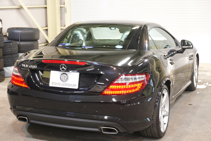 メルセデスベンツ SLKクラス SLK200 ｴｸｽｸﾙｰｼﾌﾞ ﾚｰﾀﾞｰSP　黒革 ｼｰﾄﾋｰﾀｰ ｴｱｽｶｰﾌ 純正ﾅﾋﾞ ﾌﾙｾｸﾞTV MBﾛｺﾞﾌﾞﾚｰｷ ｷｰﾚｽ ｷｾﾉﾝ  AMGｴｱﾛ&18ｲﾝﾁAW 　2年保証