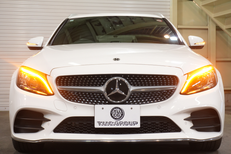 メルセデスベンツ Cクラス C200 ﾜｺﾞﾝ ﾛｰﾚｳｽED ｽﾎﾟｰﾂﾌﾟﾗｽ&ﾚｰﾀﾞｰｾｰﾌﾃｨPKG　後期 黒革 ｼｰﾄﾋｰﾀｰ 純正ﾅﾋﾞ ﾌﾙｾｸﾞTV CarPlay ﾍｯﾄﾞｱｯﾌﾟD Bｶﾒﾗ ﾏﾙﾁﾋﾞｰﾑLED ﾜｲﾔﾚｽﾁｬｰｼﾞﾝｸﾞ AMGｴｱﾛ&18ｲﾝﾁAW　2年保証