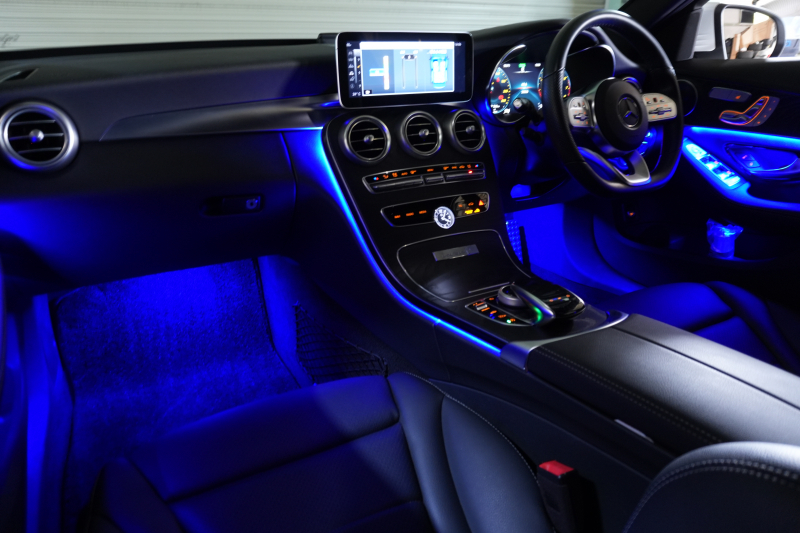 メルセデスベンツ Cクラス C200 ﾜｺﾞﾝ ﾛｰﾚｳｽED ｽﾎﾟｰﾂﾌﾟﾗｽ&ﾚｰﾀﾞｰｾｰﾌﾃｨPKG　後期 黒革 ｼｰﾄﾋｰﾀｰ 純正ﾅﾋﾞ ﾌﾙｾｸﾞTV CarPlay ﾍｯﾄﾞｱｯﾌﾟD Bｶﾒﾗ ﾏﾙﾁﾋﾞｰﾑLED ﾜｲﾔﾚｽﾁｬｰｼﾞﾝｸﾞ AMGｴｱﾛ&18ｲﾝﾁAW　2年保証