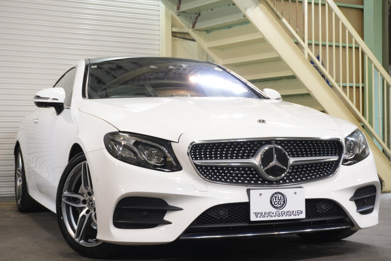 メルセデスベンツ Eクラス E200ｸｰﾍﾟ ｽﾎﾟｰﾂ ﾚｻﾞｰ&ﾚｰﾀﾞｰｾｰﾌﾃｨPKG　中期 黒革 ｼｰﾄﾋｰﾀｰ ﾊﾟﾉﾗﾏSR 純正ﾅﾋﾞTV ﾌﾞﾙﾒｽﾀｰ HUD 360ｶﾒﾗ PTS ﾏﾙﾁﾋﾞｰﾑLED ｴｱﾊﾞﾗﾝｽPKG AMGｴｱﾛ&19AW　2年保証