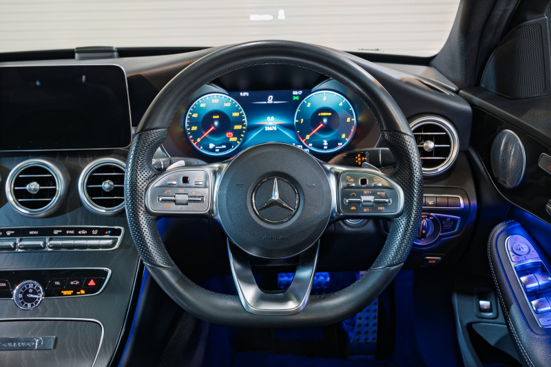 メルセデスベンツ Cクラス C220d ﾛｰﾚｳｽED ﾚｻﾞｰEXC ｽﾎﾟｰﾂﾌﾟﾗｽ&ﾚｰﾀﾞｰｾｰﾌﾃｨPKG　後期 1ｵｰﾅｰ 特別仕様 黒革 ﾋｰﾀｰ&ｸｰﾗｰ ﾊﾟﾉﾗﾏSR 純正ﾅﾋﾞ ﾌﾙｾｸﾞTV 360ｶﾒﾗ ﾌﾞﾙﾒｽﾀｰ ﾏﾙﾁﾋﾞｰﾑLEDﾗｲﾄ HUD 自動ﾄﾗﾝｸ ﾌｯﾄｵｰﾌﾟﾅｰ ｴｱｻｽ AMGｴｱﾛ&18AW　2年保証