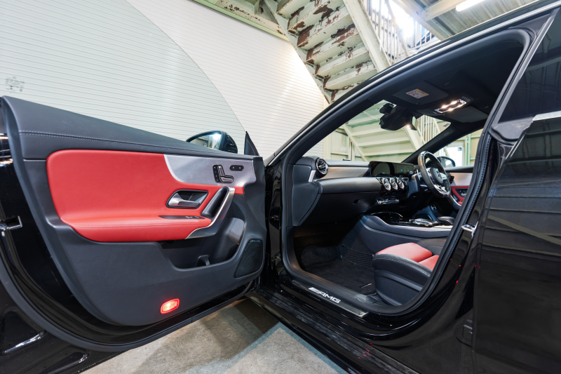 AMG CLAクラス CLA45S 4MATIC+ AMGﾊﾟﾌｫｰﾏﾝｽ&ｱﾄﾞﾊﾞﾝｽﾄﾞPKG　黒赤革 ﾊﾟﾌｫｰﾏﾝｽｼｰﾄ ﾋｰﾀｰ&ｸｰﾗｰ SR MBUXﾅﾋﾞ ﾌﾙｾｸﾞTV 360ｶﾒﾗ AMGﾄﾞﾗｲﾌﾞｺﾝﾄﾛｰﾙｽｲｯﾁ HUD ADVｻｳﾝﾄﾞ ﾏﾙﾁﾋﾞｰﾑLED AMGｴｱﾛ&19ｲﾝﾁAW　2年保証