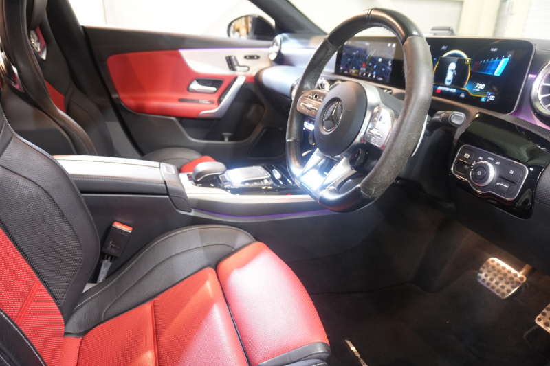 AMG CLAクラス CLA45S 4MATIC+ AMGﾊﾟﾌｫｰﾏﾝｽ&ｱﾄﾞﾊﾞﾝｽﾄﾞPKG　黒赤革 ﾊﾟﾌｫｰﾏﾝｽｼｰﾄ ﾋｰﾀｰ&ｸｰﾗｰ SR MBUXﾅﾋﾞ ﾌﾙｾｸﾞTV 360ｶﾒﾗ AMGﾄﾞﾗｲﾌﾞｺﾝﾄﾛｰﾙｽｲｯﾁ HUD ADVｻｳﾝﾄﾞ ﾏﾙﾁﾋﾞｰﾑLED AMGｴｱﾛ&19ｲﾝﾁAW　2年保証