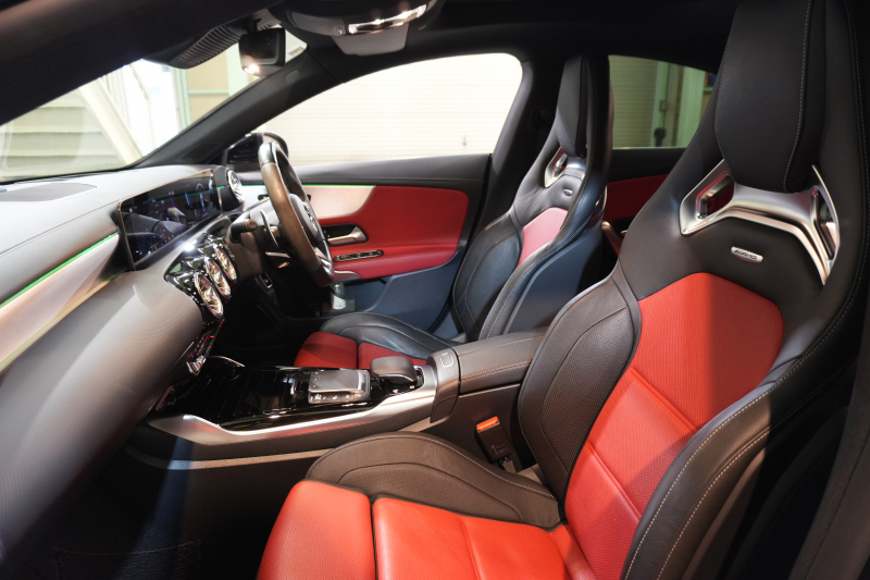 AMG CLAクラス CLA45S 4MATIC+ AMGﾊﾟﾌｫｰﾏﾝｽ&ｱﾄﾞﾊﾞﾝｽﾄﾞPKG　黒赤革 ﾊﾟﾌｫｰﾏﾝｽｼｰﾄ ﾋｰﾀｰ&ｸｰﾗｰ SR MBUXﾅﾋﾞ ﾌﾙｾｸﾞTV 360ｶﾒﾗ AMGﾄﾞﾗｲﾌﾞｺﾝﾄﾛｰﾙｽｲｯﾁ HUD ADVｻｳﾝﾄﾞ ﾏﾙﾁﾋﾞｰﾑLED AMGｴｱﾛ&19ｲﾝﾁAW　2年保証