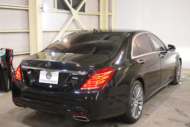 メルセデスベンツ Sクラス S550ﾛﾝｸﾞ ﾚｰﾀﾞｰｾｰﾌﾃｨPKG　黒革 ｼｰﾄﾋｰﾀｰ&ｸｰﾗｰ ﾊﾟﾉﾗﾏSR 純正ﾅﾋﾞ ﾌﾙｾｸﾞTV 360ｶﾒﾗ Burmester 自動ﾄﾗﾝｸ&ﾊﾝｽﾞﾌﾘｰA LEDﾗｲﾄ AMGｴｱﾛ&20ｲﾝﾁAW 2年保証