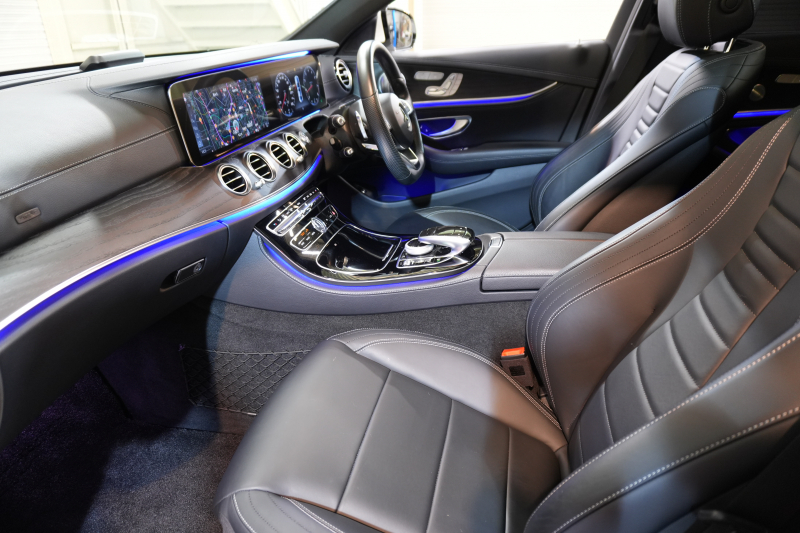 メルセデスベンツ Eクラス E250 ﾚｻﾞｰｴｸｽｸﾙｰｼﾌﾞ&ﾚｰﾀﾞｰｾｰﾌﾃｨPKG　黒ﾅｯﾊﾟ革 ｼｰﾄﾋｰﾀｰ SR 純正ﾅﾋﾞ ﾌﾙｾｸﾞTV CarPlay Burmester 360ｶﾒﾗ ﾏﾙﾁﾋﾞｰﾑLED 自動Rｹﾞｰﾄ ﾊﾝｽﾞﾌﾘｰA AMGｴｱﾛ&19AW　2年保証
