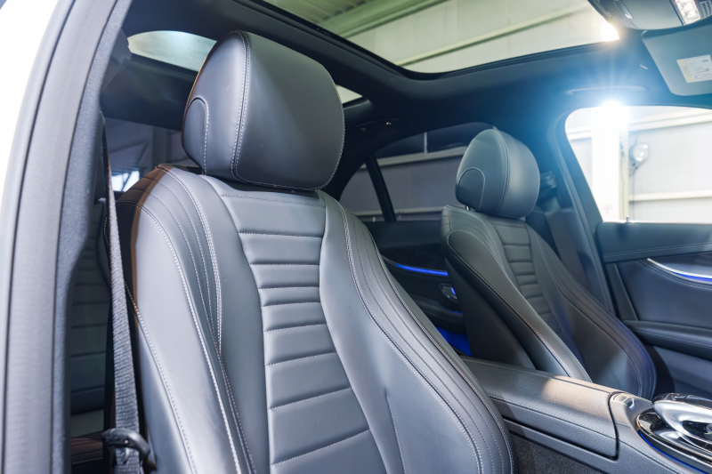 メルセデスベンツ Eクラス E250 ﾚｻﾞｰｴｸｽｸﾙｰｼﾌﾞ&ﾚｰﾀﾞｰｾｰﾌﾃｨPKG　黒ﾅｯﾊﾟ革 ｼｰﾄﾋｰﾀｰ SR 純正ﾅﾋﾞ ﾌﾙｾｸﾞTV CarPlay Burmester 360ｶﾒﾗ ﾏﾙﾁﾋﾞｰﾑLED 自動Rｹﾞｰﾄ ﾊﾝｽﾞﾌﾘｰA AMGｴｱﾛ&19AW　2年保証