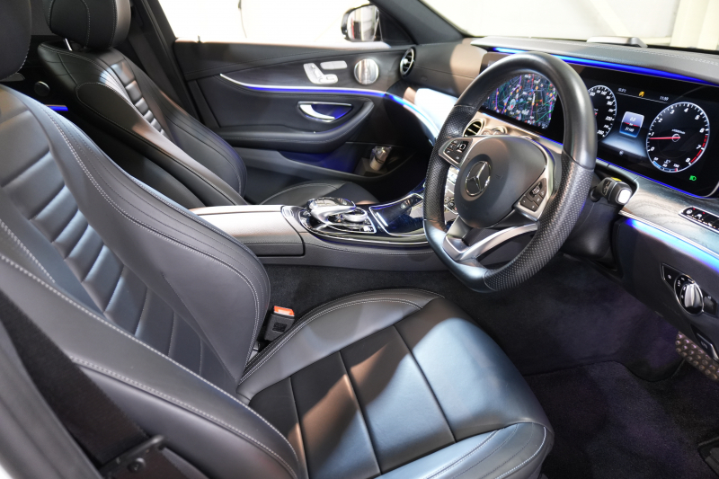 メルセデスベンツ Eクラス E250 ﾚｻﾞｰｴｸｽｸﾙｰｼﾌﾞ&ﾚｰﾀﾞｰｾｰﾌﾃｨPKG　黒ﾅｯﾊﾟ革 ｼｰﾄﾋｰﾀｰ SR 純正ﾅﾋﾞ ﾌﾙｾｸﾞTV CarPlay Burmester 360ｶﾒﾗ ﾏﾙﾁﾋﾞｰﾑLED 自動Rｹﾞｰﾄ ﾊﾝｽﾞﾌﾘｰA AMGｴｱﾛ&19AW　2年保証