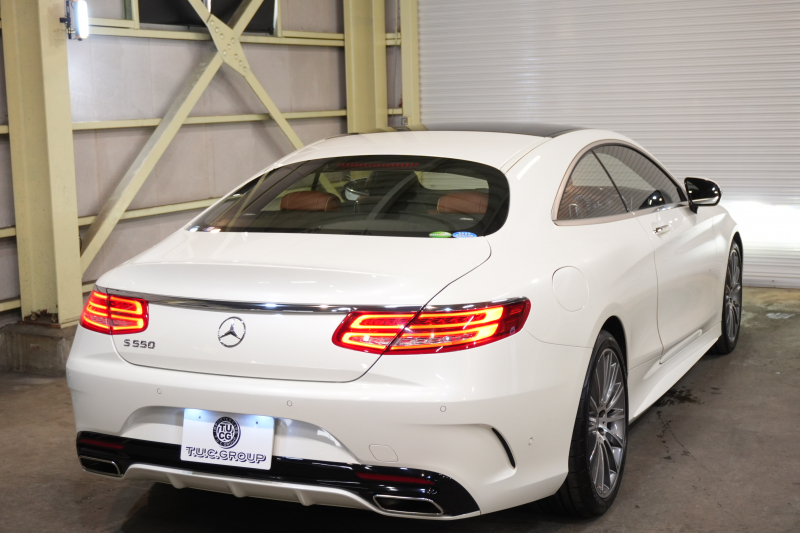 メルセデスベンツ Sクラス S550 ｸｰﾍﾟ AMGﾗｲﾝ ﾚｻﾞｰEXC&ｽﾜﾛﾌｽｷｰｸﾘｽﾀﾙPKG　ﾏｼﾞｯｸﾎﾞﾃﾞｨC 茶革 ﾋｰﾀｰ&ｸｰﾗｰ ﾏｯｻｰｼﾞ機能 ﾀﾞｲﾅﾐｯｸｼｰﾄ MBC ﾊﾟﾉﾗﾐｯｸﾙｰﾌ ﾅﾋﾞTV 360ｶﾒﾗ HUD Burmester AMGｴｱﾛ&20AW　2年保証