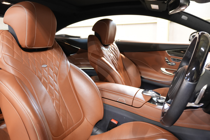 メルセデスベンツ Sクラス S550 ｸｰﾍﾟ AMGﾗｲﾝ ﾚｻﾞｰEXC&ｽﾜﾛﾌｽｷｰｸﾘｽﾀﾙPKG　ﾏｼﾞｯｸﾎﾞﾃﾞｨC 茶革 ﾋｰﾀｰ&ｸｰﾗｰ ﾏｯｻｰｼﾞ機能 ﾀﾞｲﾅﾐｯｸｼｰﾄ MBC ﾊﾟﾉﾗﾐｯｸﾙｰﾌ ﾅﾋﾞTV 360ｶﾒﾗ HUD Burmester AMGｴｱﾛ&20AW　2年保証