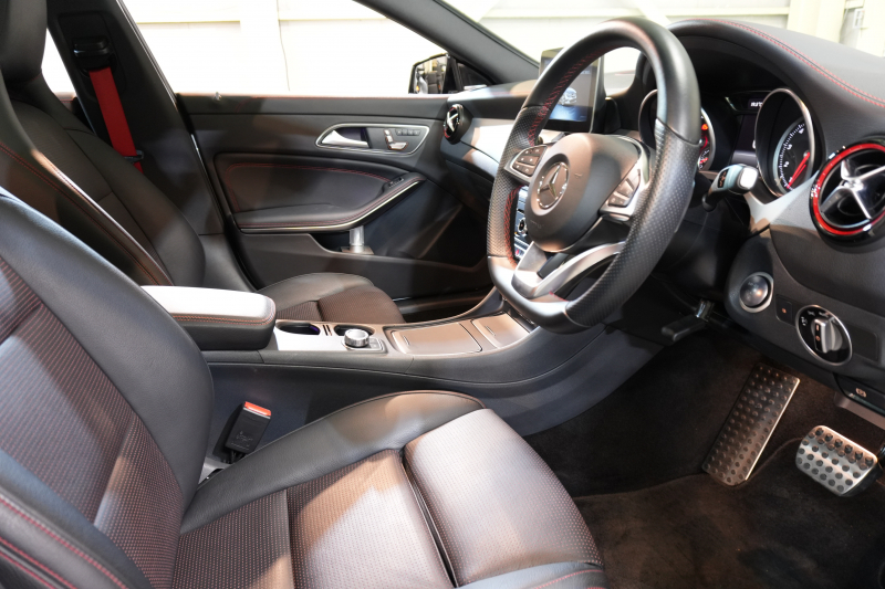 メルセデスベンツ CLAクラス CLA250 ｼｭﾎﾟﾙﾄ 4MATIC AMGﾚｻﾞｰｴｸｽｸﾙｰｼﾌﾞ&ﾚｰﾀﾞｰｾｰﾌﾃｨPKG　後期 黒革 ｼｰﾄﾋｰﾀｰ ﾊﾟﾉﾗﾏSR 純正ﾅﾋﾞ ﾌﾙｾｸﾞTV harman/kardon LEDﾍｯﾄﾞ ﾊﾝｽﾞﾌﾘｰA AMGｴｱﾛ&18AW　2年保証