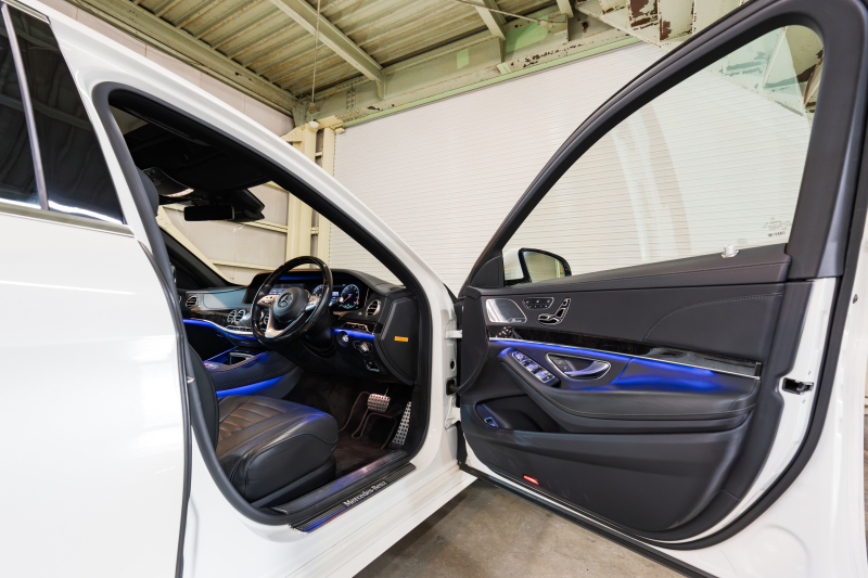 メルセデスベンツ Sクラス S450ｴｸｽｸﾙｰｼﾌﾞ AMGﾗｲﾝﾌﾟﾗｽ  ﾚｰﾀﾞｰSP　後期 黒革 ﾊﾟﾉﾗﾏSR ﾅﾋﾞTV 360ｶﾒ ﾌﾞﾙﾒｽﾀｰ ﾍｯﾄﾞｱｯﾌﾟD ｿﾌﾄﾄﾞｱｸﾛｰｼﾞｬｰ 自動ﾄﾗﾝｸ  ﾜｲﾔﾚｽﾁｬｰｼﾞ ｴｱﾊﾞﾗﾝｽPKG　2年保証