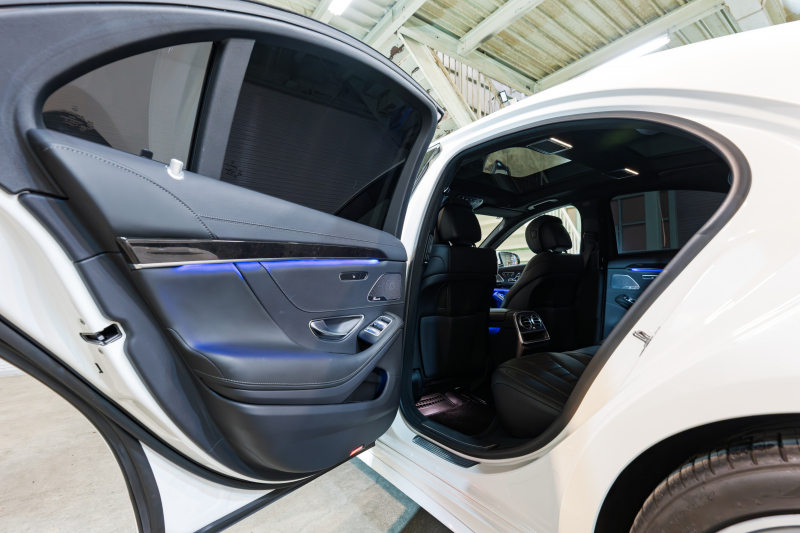 メルセデスベンツ Sクラス S450ｴｸｽｸﾙｰｼﾌﾞ AMGﾗｲﾝﾌﾟﾗｽ  ﾚｰﾀﾞｰSP　後期 黒革 ﾊﾟﾉﾗﾏSR ﾅﾋﾞTV 360ｶﾒ ﾌﾞﾙﾒｽﾀｰ ﾍｯﾄﾞｱｯﾌﾟD ｿﾌﾄﾄﾞｱｸﾛｰｼﾞｬｰ 自動ﾄﾗﾝｸ  ﾜｲﾔﾚｽﾁｬｰｼﾞ ｴｱﾊﾞﾗﾝｽPKG　2年保証