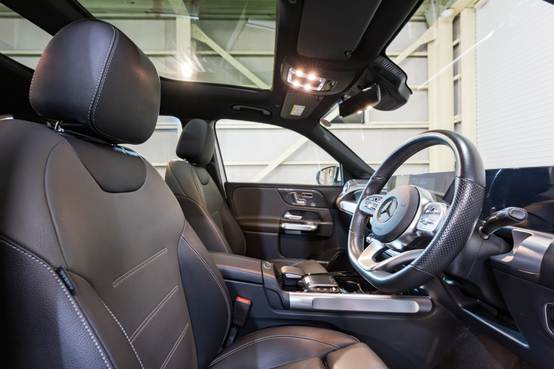 メルセデスベンツ GLB GLB200d 4MATIC AMGﾗｲﾝ AMGﾚｻﾞｰEXC ｱﾄﾞﾊﾞﾝｽﾄﾞP ﾚｰﾀﾞｰSP　Pｽﾀ Meｺﾈ 黒/灰革 ﾒﾓﾘｰ付Pｼｰﾄ ﾊﾟﾉﾗﾏSR 純正ﾅﾋﾞ 360ｶﾒ ﾍｯﾄﾞｱｯﾌﾟD ｱﾄﾞﾊﾞﾝｽﾄﾞｽﾋﾟｰｶｰ ACC BSM LCW 　2年保証