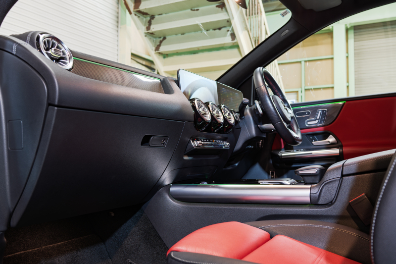 メルセデスベンツ Bクラス B180 AMGﾚｻﾞｰEXC&ｱﾄﾞﾊﾞﾝｽﾄﾞ&ﾅﾋﾞｹﾞｰｼｮﾝ&ﾚｰﾀﾞｰｾｰﾌﾃｨPKG　赤黒革 ｼｰﾄﾋｰﾀｰ SR MBUXﾅﾋﾞ ﾌﾙｾｸﾞTV 360ｶﾒﾗ PTS ﾏﾙﾁﾋﾞｰﾑLED 自動Rｹﾞｰﾄ&ﾊﾝｽﾞﾌﾘｰA AMGｴｱﾛ&18AW　2年保証