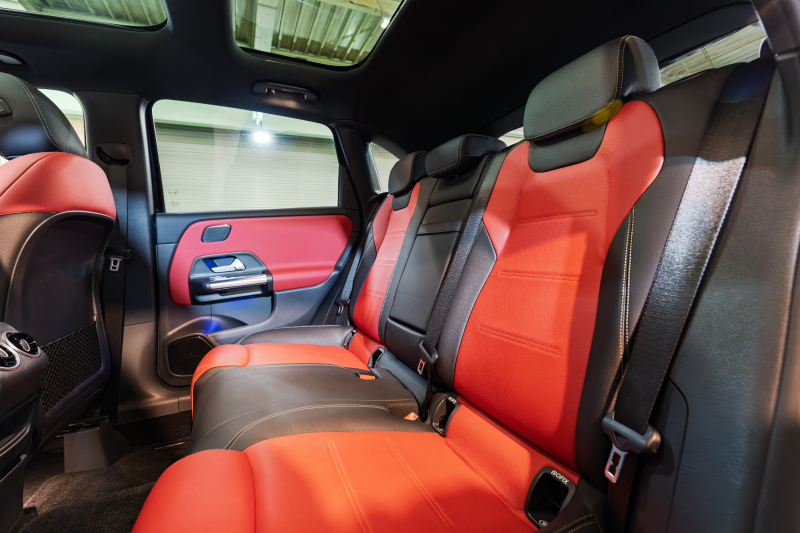 メルセデスベンツ Bクラス B180 AMGﾚｻﾞｰEXC&ｱﾄﾞﾊﾞﾝｽﾄﾞ&ﾅﾋﾞｹﾞｰｼｮﾝ&ﾚｰﾀﾞｰｾｰﾌﾃｨPKG　赤黒革 ｼｰﾄﾋｰﾀｰ SR MBUXﾅﾋﾞ ﾌﾙｾｸﾞTV 360ｶﾒﾗ PTS ﾏﾙﾁﾋﾞｰﾑLED 自動Rｹﾞｰﾄ&ﾊﾝｽﾞﾌﾘｰA AMGｴｱﾛ&18AW　2年保証