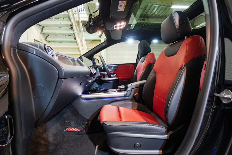 メルセデスベンツ Bクラス B180 AMGﾚｻﾞｰEXC&ｱﾄﾞﾊﾞﾝｽﾄﾞ&ﾅﾋﾞｹﾞｰｼｮﾝ&ﾚｰﾀﾞｰｾｰﾌﾃｨPKG　赤黒革 ｼｰﾄﾋｰﾀｰ SR MBUXﾅﾋﾞ ﾌﾙｾｸﾞTV 360ｶﾒﾗ PTS ﾏﾙﾁﾋﾞｰﾑLED 自動Rｹﾞｰﾄ&ﾊﾝｽﾞﾌﾘｰA AMGｴｱﾛ&18AW　2年保証