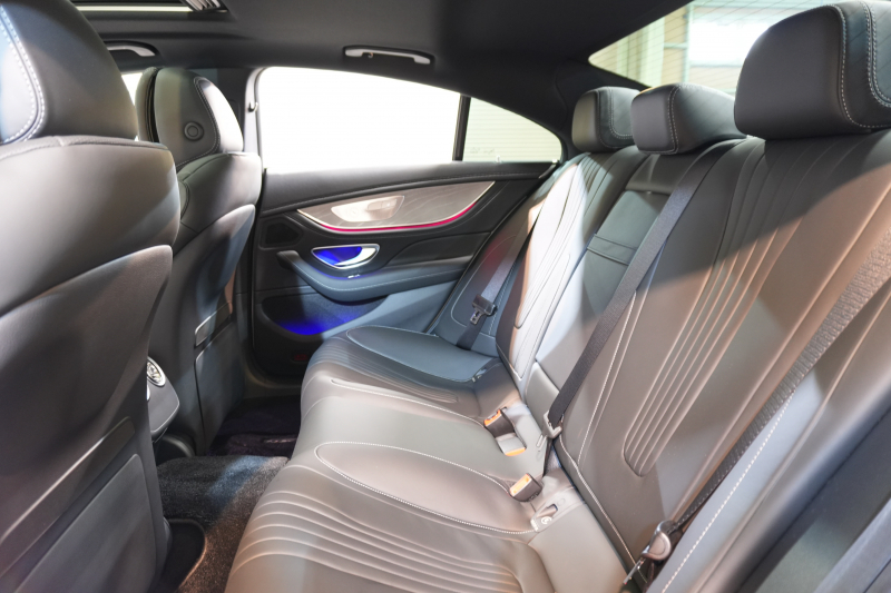 メルセデスベンツ CLS CLS450 4MATIC ｽﾎﾟｰﾂ ｴｸｽｸﾙｰｼﾌﾞ&ﾚｰﾀﾞｰｾｰﾌﾃｨPKG　1ｵｰﾅｰ ISG搭載 黒革 ﾋｰﾀｰ&ｸｰﾗｰ ﾀﾞｲﾅﾐｯｸｼｰﾄ SR 純正ﾅﾋﾞ ﾌﾙｾｸﾞTV CarPlay Buremester HUD ﾘﾗｸｾﾞｰｼｮﾝ機能 AMGｴｱﾛ&19AW　2年保証