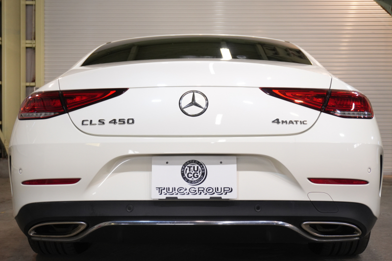 メルセデスベンツ CLS CLS450 4MATIC ｽﾎﾟｰﾂ ｴｸｽｸﾙｰｼﾌﾞ&ﾚｰﾀﾞｰｾｰﾌﾃｨPKG　1ｵｰﾅｰ ISG搭載 黒革 ﾋｰﾀｰ&ｸｰﾗｰ ﾀﾞｲﾅﾐｯｸｼｰﾄ SR 純正ﾅﾋﾞ ﾌﾙｾｸﾞTV CarPlay Buremester HUD ﾘﾗｸｾﾞｰｼｮﾝ機能 AMGｴｱﾛ&19AW　2年保証