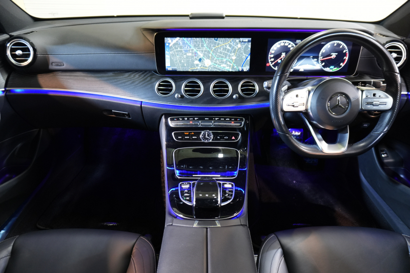 メルセデスベンツ Eクラス E200 ｽﾃｰｼｮﾝﾜｺﾞﾝ AVG AMGﾗｲﾝ ｴｸｽｸﾙｰｼﾌﾞ&ﾚｰﾀﾞｰｾｰﾌﾃｨPKG　中期ﾓﾃﾞﾙ BSG搭載 黒革 ｼｰﾄﾋｰﾀｰ 純正ﾅﾋﾞTV CarPlay ﾍｯﾄﾞｱｯﾌﾟD 360ｶﾒﾗ ﾌﾞﾙﾒｽﾀｰ ｴｱﾊﾞﾗﾝｽP ﾏﾙﾁﾋﾞｰﾑLED AMGｴｱﾛ&19AW　2年保証