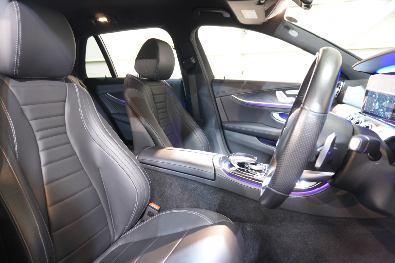 メルセデスベンツ Eクラス E200 ｽﾃｰｼｮﾝﾜｺﾞﾝ AVG AMGﾗｲﾝ ｴｸｽｸﾙｰｼﾌﾞ&ﾚｰﾀﾞｰｾｰﾌﾃｨPKG　中期ﾓﾃﾞﾙ BSG搭載 黒革 ｼｰﾄﾋｰﾀｰ 純正ﾅﾋﾞTV CarPlay ﾍｯﾄﾞｱｯﾌﾟD 360ｶﾒﾗ ﾌﾞﾙﾒｽﾀｰ ｴｱﾊﾞﾗﾝｽP ﾏﾙﾁﾋﾞｰﾑLED AMGｴｱﾛ&19AW　2年保証