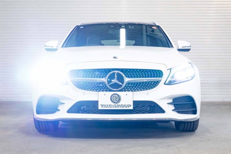 メルセデスベンツ Cクラス C200 4MATIC ﾜｺﾞﾝ ﾛｰﾚｳｽED ｽﾎﾟｰﾂﾌﾟﾗｽPKG　BSG搭載 後期 黒革 ﾊﾟﾉﾗﾏSR 純正ﾅﾋﾞ ﾌﾙｾｸﾞ Bｶﾒ ﾍｯﾄﾞｱｯﾌﾟD 自動ﾄﾗﾝｸ ﾌｯﾄｵｰﾌﾟﾅｰ AMGｴｱﾛ＆18ｲﾝﾁAW　2年保証