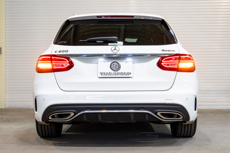 メルセデスベンツ Cクラス C200 4MATIC ﾜｺﾞﾝ ﾛｰﾚｳｽED ｽﾎﾟｰﾂﾌﾟﾗｽPKG　BSG搭載 後期 黒革 ﾊﾟﾉﾗﾏSR 純正ﾅﾋﾞ ﾌﾙｾｸﾞ Bｶﾒ ﾍｯﾄﾞｱｯﾌﾟD 自動ﾄﾗﾝｸ ﾌｯﾄｵｰﾌﾟﾅｰ AMGｴｱﾛ＆18ｲﾝﾁAW　2年保証