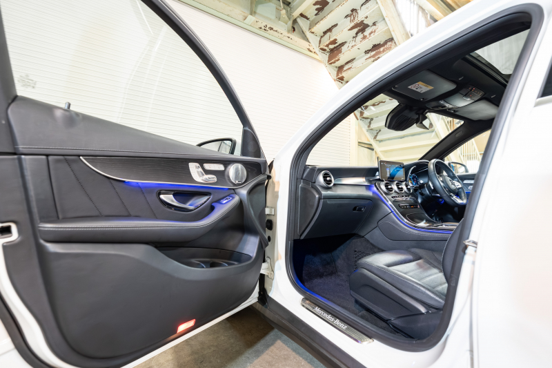 メルセデスベンツ GLCクーペ GLC220d 4MATICｸｰﾍﾟ AMGﾗｲﾝ ﾚｻﾞｰEXC&ﾚｰﾀﾞｰSP　後期ﾓﾃﾞﾙ 黒革 ｼｰﾄﾋｰﾀｰ&ｸｰﾗｰ MBUXﾅﾋﾞ ﾌﾙｾｸﾞTV ﾍｯﾄﾞｱｯﾌﾟD 360ｶﾒﾗ Burmester ﾏﾙﾁﾋﾞｰﾑLED 自動Rｹﾞｰﾄ&ﾊﾝｽﾞﾌﾘｰA ｴｱｻｽ AMGｴｱﾛ&19ｲﾝﾁAW　2年保証