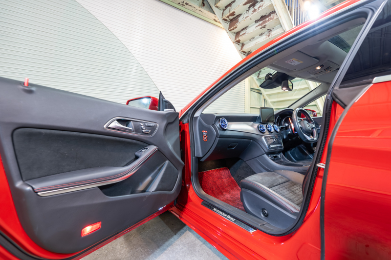 メルセデスベンツ CLAクラス CLA180ｼｭｰﾃｨﾝｸﾞB AMGｽﾀｲﾙ ﾌﾟﾚﾐｱﾑ&ﾚｰﾀﾞｰｾｰﾌﾃｨPKG　後期 ﾚｻﾞｰEINAMICAｼｰﾄ ﾊﾟﾉﾗﾏSR ﾅﾋﾞTV Bｶﾒ harman/kardon 自動ﾃｰﾙｹﾞｰﾄ ACC BSM LCW　2年保証