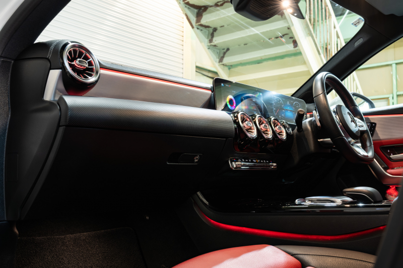 メルセデスベンツ Aクラス A180ｽﾀｲﾙ AMGﾗｲﾝ ｱﾄﾞﾊﾞﾝｽﾄﾞ&ﾚｻﾞｰｴｸｽｸﾙｰｼﾌﾞ&ﾅﾋﾞ&ﾚｰﾀﾞｰｾｰﾌﾃｨPKG　1ｵｰﾅｰ 黒/赤革ｼｰﾄ ﾊﾟﾉﾗﾏSR MBUXﾅﾋﾞ 360ｶﾒﾗ ADVｽﾋﾟｰｶｰ ﾍｯﾄﾞｱｯﾌﾟD ﾏﾙﾁｶﾗｰｱﾝﾋﾞｴﾝﾄﾗｲﾄ ﾏﾙﾁﾋﾞｰﾑLED ACC BSM LCW　2年保証