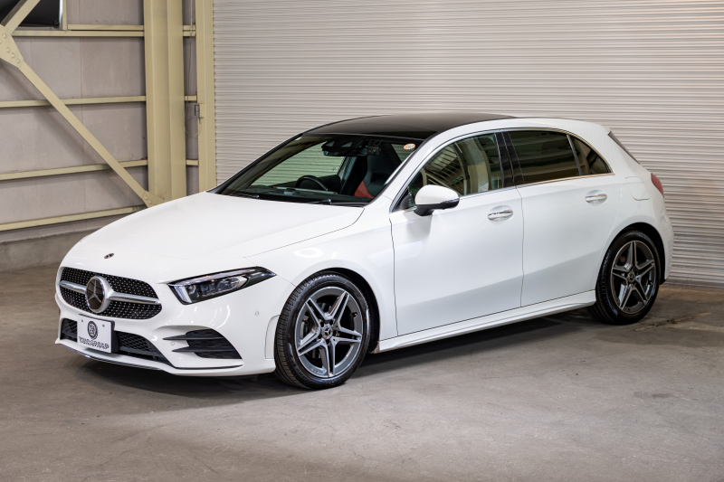 メルセデスベンツ Aクラス A180ｽﾀｲﾙ AMGﾗｲﾝ ｱﾄﾞﾊﾞﾝｽﾄﾞ&ﾚｻﾞｰｴｸｽｸﾙｰｼﾌﾞ&ﾅﾋﾞ&ﾚｰﾀﾞｰｾｰﾌﾃｨPKG　1ｵｰﾅｰ 黒/赤革ｼｰﾄ ﾊﾟﾉﾗﾏSR MBUXﾅﾋﾞ 360ｶﾒﾗ ADVｽﾋﾟｰｶｰ ﾍｯﾄﾞｱｯﾌﾟD ﾏﾙﾁｶﾗｰｱﾝﾋﾞｴﾝﾄﾗｲﾄ ﾏﾙﾁﾋﾞｰﾑLED ACC BSM LCW　2年保証