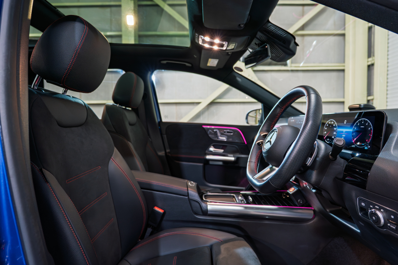 メルセデスベンツ Bクラス B180 BSG搭載 AMGﾗｲﾝPKG ｱﾄﾞﾊﾞﾝｽﾄﾞ&ﾅﾋﾞｹﾞｰｼｮﾝ&ﾚｰﾀﾞｰｾｰﾌﾃｨPKG　後期 Newﾃﾞｻﾞｲﾝｽﾃｱ 1ｵﾅ 黒半革 ﾊﾟﾉSR MBUXﾅﾋﾞ ﾌﾙｾｸﾞ 360ｶﾒﾗ ﾍｯﾄﾞｱｯﾌﾟD 自動ﾃｰﾙｹﾞｰﾄ LEDﾍｯﾄﾞﾗｲﾄ ｼｰﾄﾋｰﾀｰ　2年保証