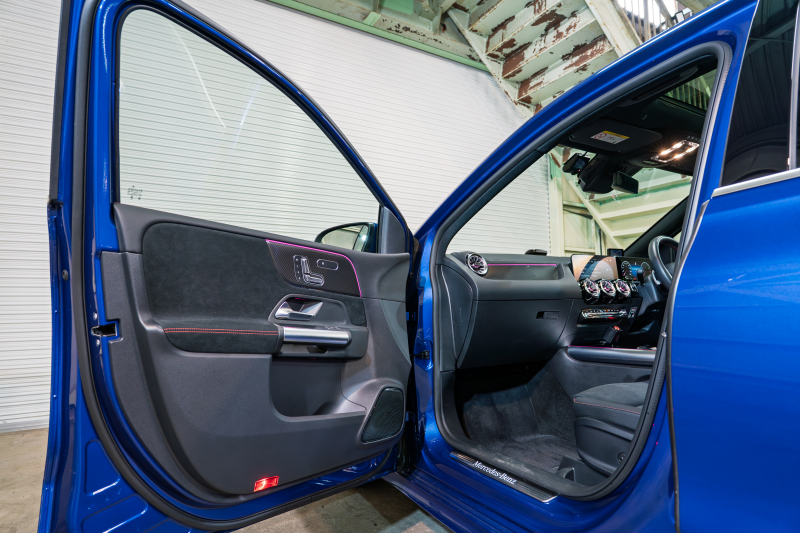 メルセデスベンツ Bクラス B180 BSG搭載 AMGﾗｲﾝPKG ｱﾄﾞﾊﾞﾝｽﾄﾞ&ﾅﾋﾞｹﾞｰｼｮﾝ&ﾚｰﾀﾞｰｾｰﾌﾃｨPKG　後期 Newﾃﾞｻﾞｲﾝｽﾃｱ 1ｵﾅ 黒半革 ﾊﾟﾉSR MBUXﾅﾋﾞ ﾌﾙｾｸﾞ 360ｶﾒﾗ ﾍｯﾄﾞｱｯﾌﾟD 自動ﾃｰﾙｹﾞｰﾄ LEDﾍｯﾄﾞﾗｲﾄ ｼｰﾄﾋｰﾀｰ　2年保証