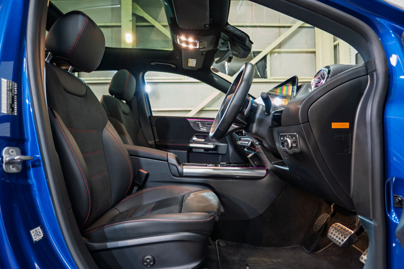 メルセデスベンツ Bクラス B180 BSG搭載 AMGﾗｲﾝPKG ｱﾄﾞﾊﾞﾝｽﾄﾞ&ﾅﾋﾞｹﾞｰｼｮﾝ&ﾚｰﾀﾞｰｾｰﾌﾃｨPKG　後期 Newﾃﾞｻﾞｲﾝｽﾃｱ 1ｵﾅ 黒半革 ﾊﾟﾉSR MBUXﾅﾋﾞ ﾌﾙｾｸﾞ 360ｶﾒﾗ ﾍｯﾄﾞｱｯﾌﾟD 自動ﾃｰﾙｹﾞｰﾄ LEDﾍｯﾄﾞﾗｲﾄ ｼｰﾄﾋｰﾀｰ　2年保証