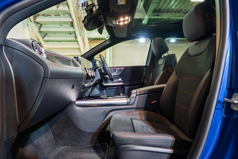 メルセデスベンツ Bクラス B180 BSG搭載 AMGﾗｲﾝPKG ｱﾄﾞﾊﾞﾝｽﾄﾞ&ﾅﾋﾞｹﾞｰｼｮﾝ&ﾚｰﾀﾞｰｾｰﾌﾃｨPKG　後期 Newﾃﾞｻﾞｲﾝｽﾃｱ 1ｵﾅ 黒半革 ﾊﾟﾉSR MBUXﾅﾋﾞ ﾌﾙｾｸﾞ 360ｶﾒﾗ ﾍｯﾄﾞｱｯﾌﾟD 自動ﾃｰﾙｹﾞｰﾄ LEDﾍｯﾄﾞﾗｲﾄ ｼｰﾄﾋｰﾀｰ　2年保証